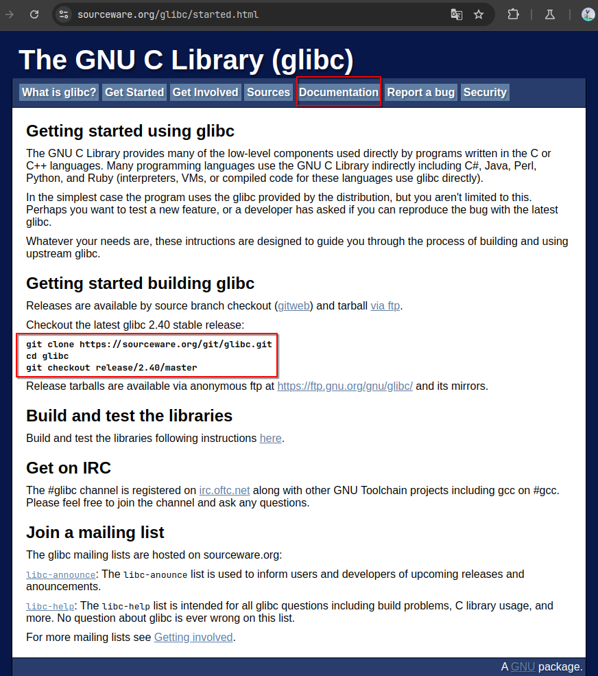 glibc-start